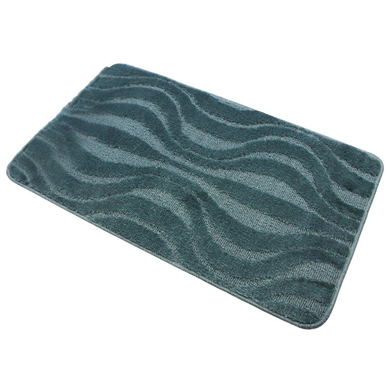 Polypropylene Plastic Bath Mat, Dark Green