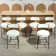 Counter Height Bar Stools, 28'' Bar Stools , Boucle Counter Stools With Back, Boucle Bar Stools For Kitchen Island, Dining Room(Set of 6)