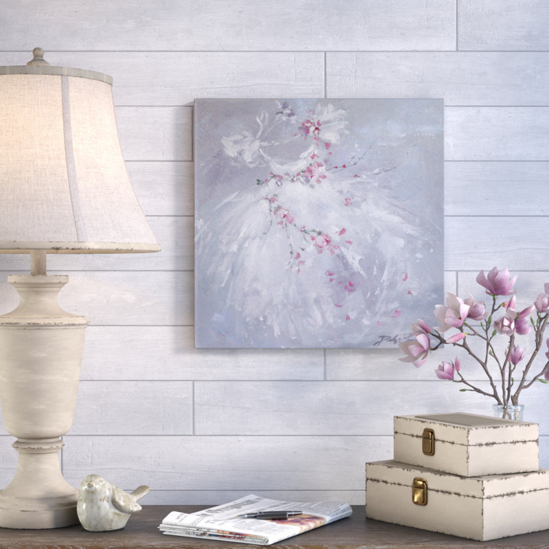 " Windswept " by Debi Coules, 18" H x 18" W x 1.5" D, Black Framed Canvas, No Mat