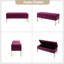 Banc de rangement moderne en velours de 46,5 po Berry-996126434