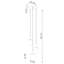 Bithia 3 - Light Polished Chrome Pendant