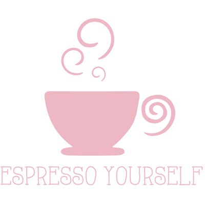 Décalcomanie murale pour expresso