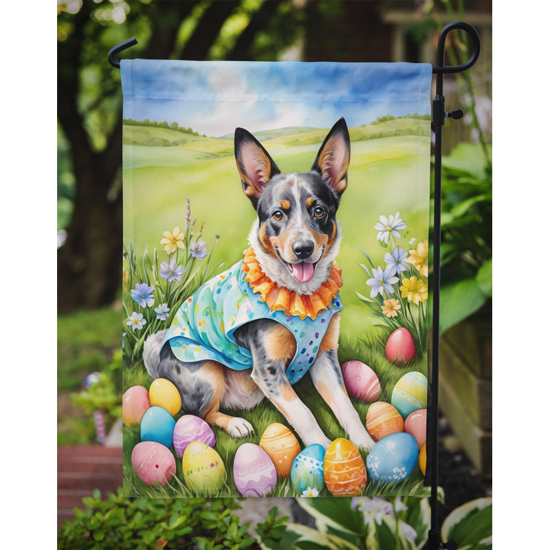 Easter Egg Hunt Double Sided 15.5'' H x 11.25'' W Polyester Easter Garden Flag