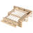 Twin Size Daybed With Trundle,Wood Daybed Frame with Storage Drawers,Side Shelves and Desk,Golden.-408917984-408917986
