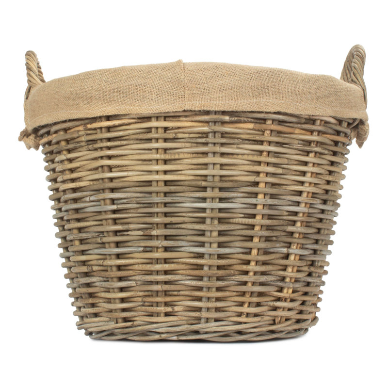 Bay Isle Home Rattan Log Basket