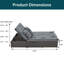 Double chaise longue d'extérieur en rotin d'extérieur-1448373201