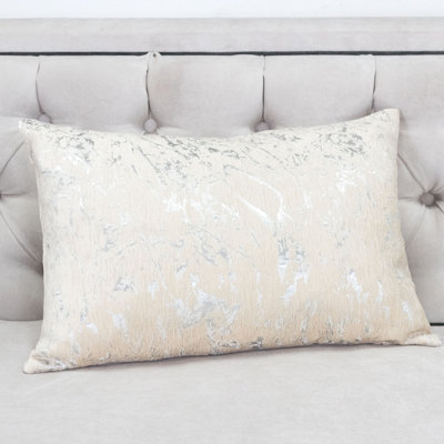 Damask Chenille Throw Pillow