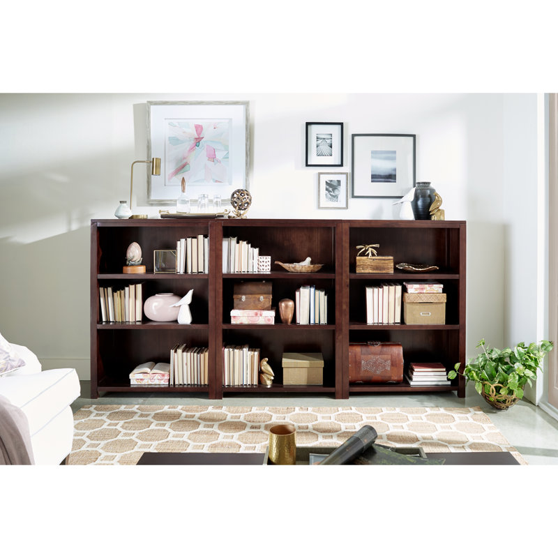 Delvonta Solid Wood 3-Piece Bookcase
