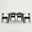 Solid Table And Solid Chairs Set