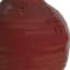 Lampe de table, abat-jour rond en lin, céramique ronde rouge rubis, 23 po