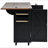 54.5" Farmhouse Kitchen Island with Power Outlet, Kitchen Storage Island  with Internal Storage Rack, Drop Leaf, Spice Rack, Rolling Kitchen Cart on Wheels, for Home, Kitchen and Dining Room-717758383-717758385
