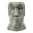 5X5.5X9" Easter Island Cement Planter