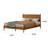Solid Wood Platform Bed-703440030