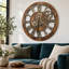 Horloge murale ronde surdimensionnée de 24 po pour le salon avec la collection America-73808859