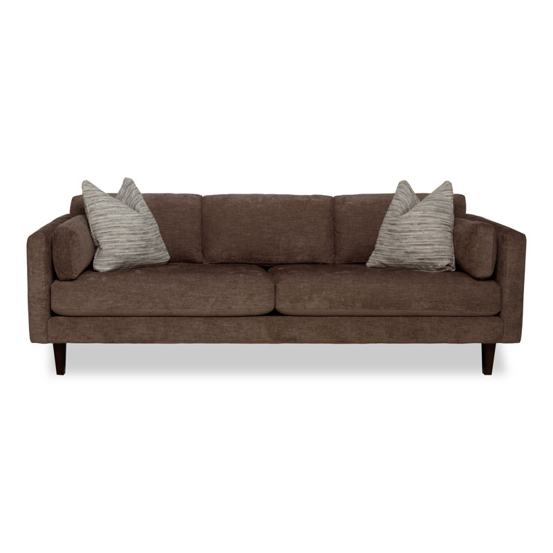 Canapé Asher, 100% polyester brun / beige