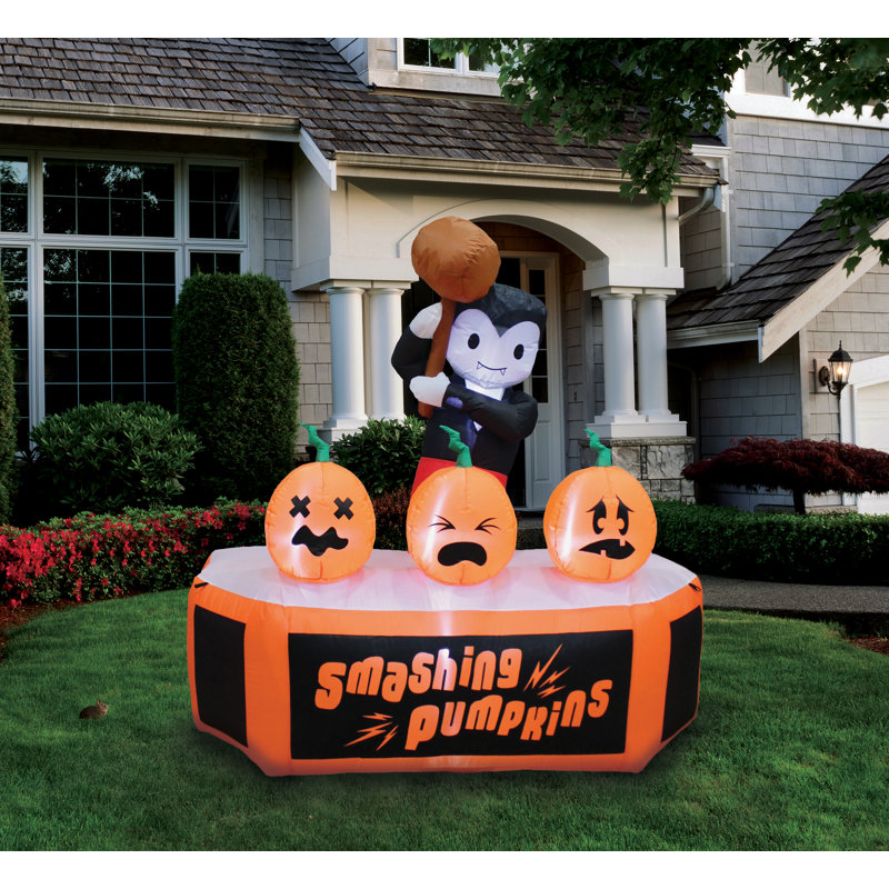  5 ft. Prelit Smashing Pumpkins Inflatable