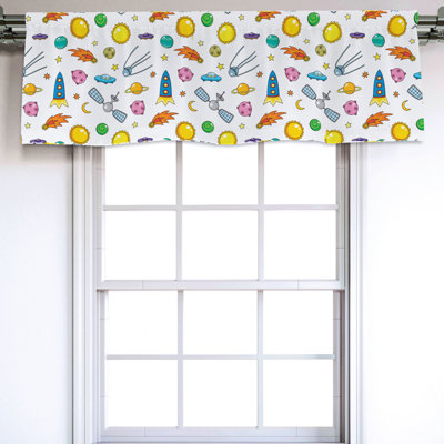 Sateen Ruffled Window Valance