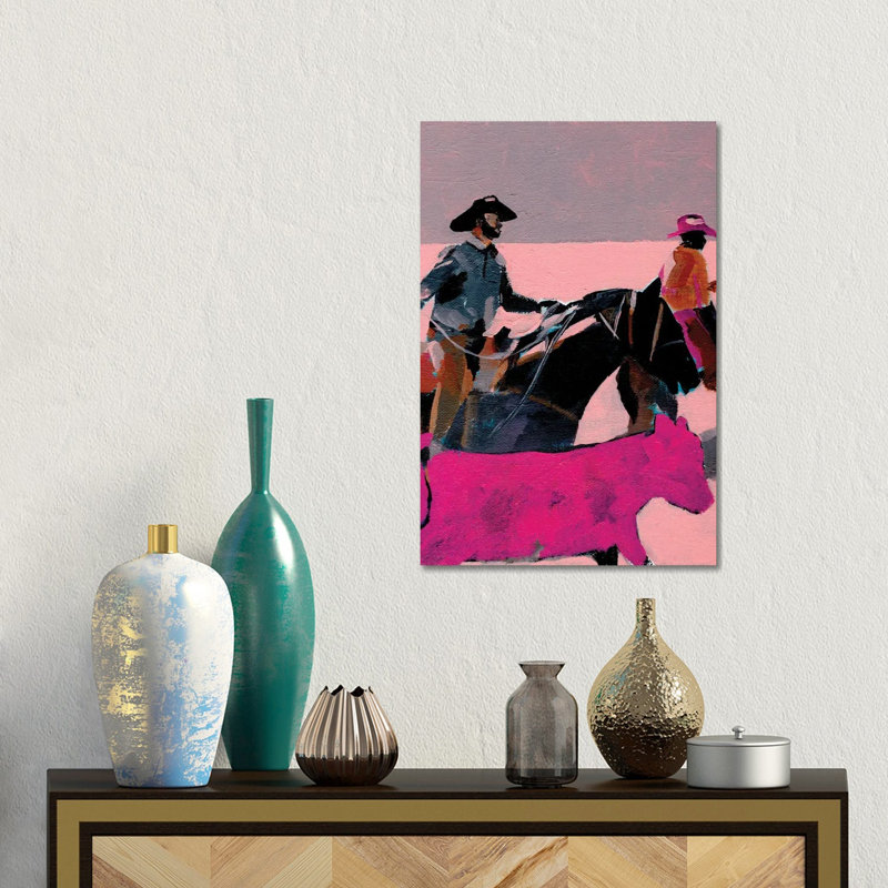 Pink Cows, 45.72 cm H x 30.48 cm W x 1.905 cm D, Does Not Apply