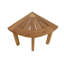 SHOWER CORNER STOOL