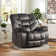 40.9" Wide Modern Skin-friendly Microfiber Super Soft Heated Massage Power Recliner Chair with USB Port