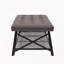 Table basse capitonnée en similicuir