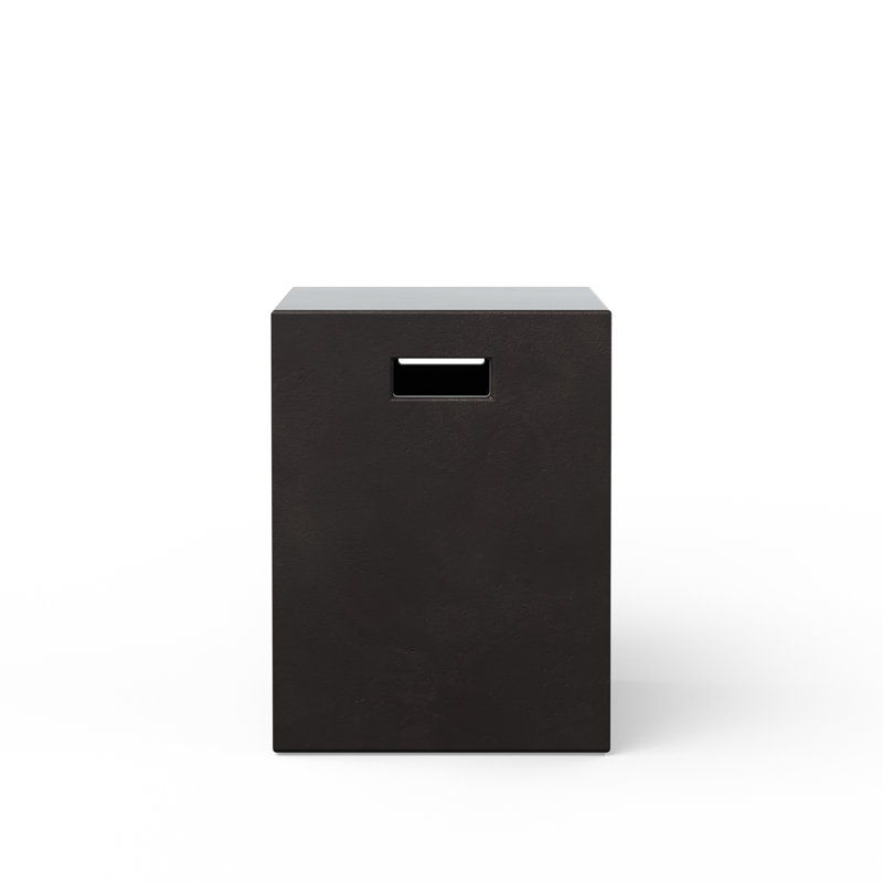 Tabouret d'appoint Kareen, Brun lave