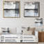Concrete Wall Art, Iron Line Canvas, Cemiyah-814162870-814162874