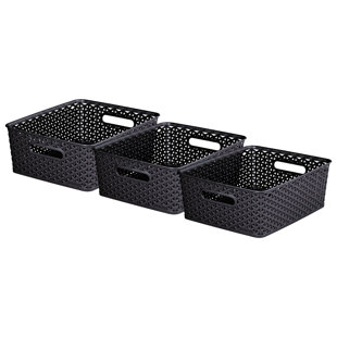 Plastic Organiser Box (Set of 3)