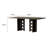 62.99"Brown Rectangle Solid Wood Writing Desk-377413159