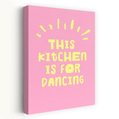 Thisk Kitchenisfordancing Playful Abstract, impression murale contemporaine