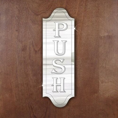 Push Decorative Sign