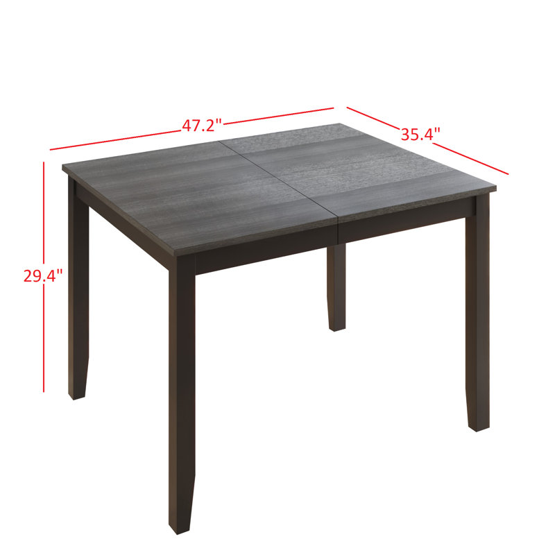 Francely Solid Wood Base Dining Table