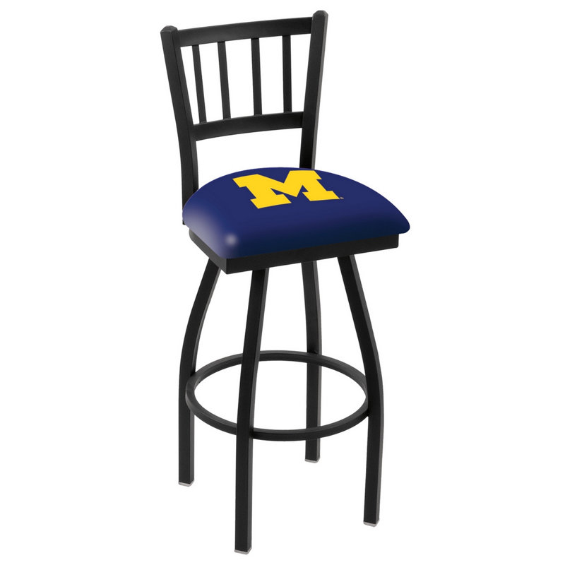 NCAA Swivel 25" Counter Stool, Michigan Wolverines, 25" Height