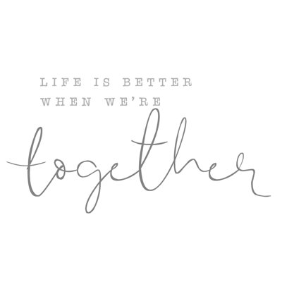 Better Together 4 - Wrapped Canvas Print