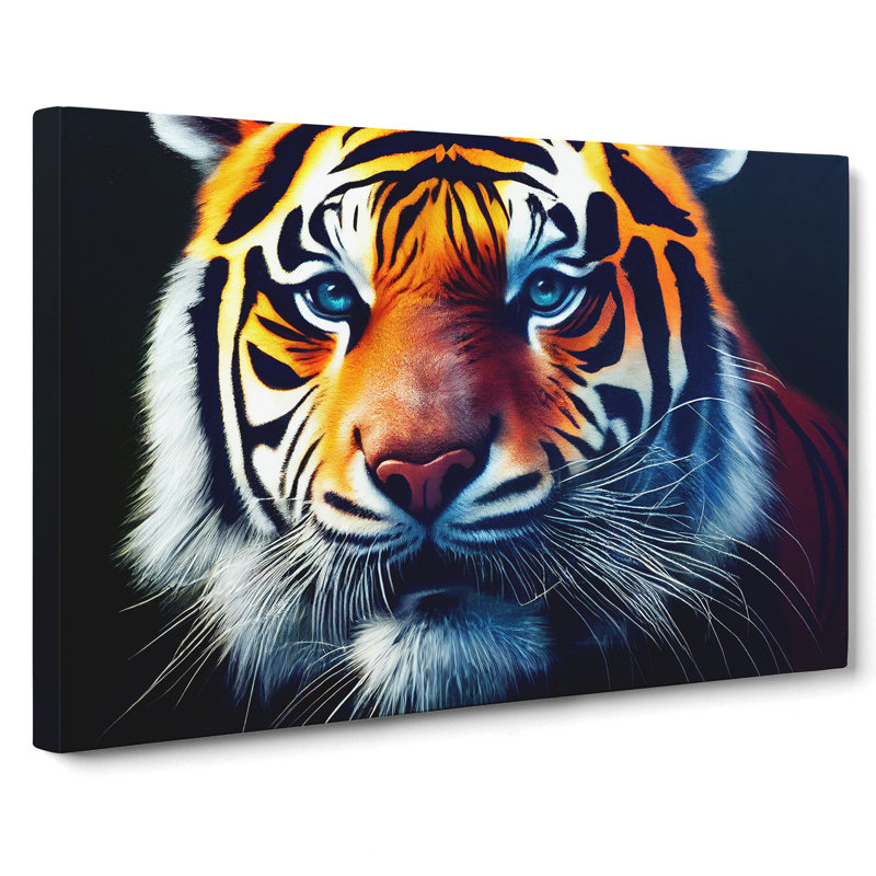A Tiger Portrait Vol.1 - Wrapped Canvas, 35cm H x 50cm W x 3cm D