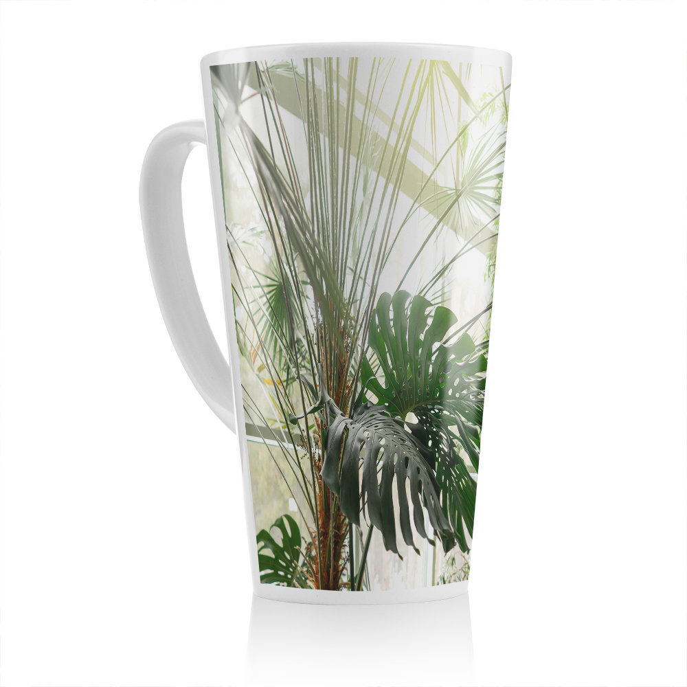 plants in botanical garde Designer Latte Mug