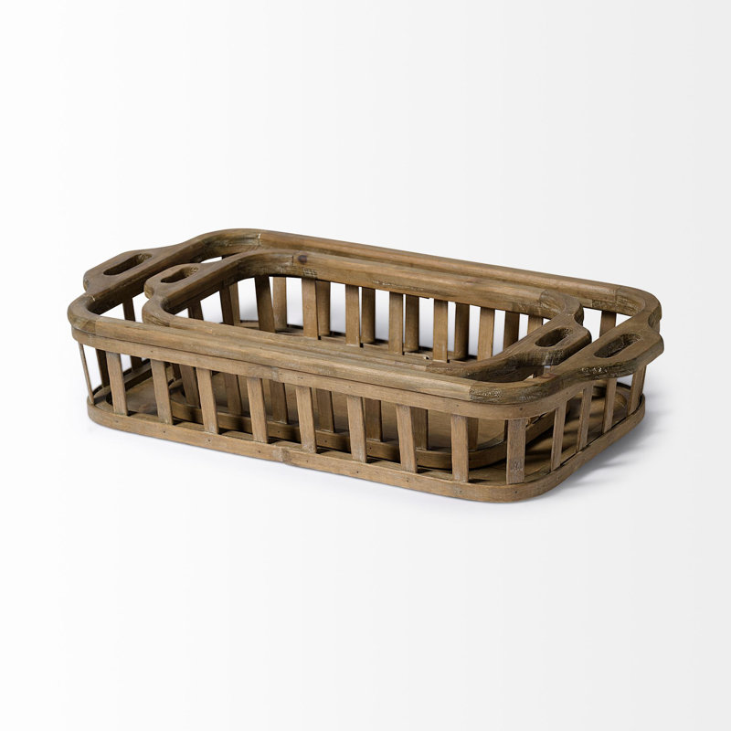 2 Piece Serving Tray Set