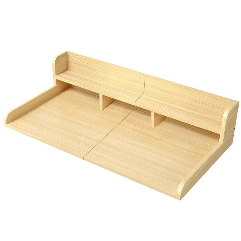 Tablette en MDF à double couche avec surface imperméable, Chêne