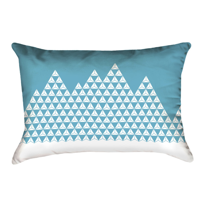 Coussin lombaire intérieur / extérieur Katelyn Elizabeth, Bleu sarcelle