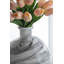 Vase Svirla - tourbillon noir et blanc