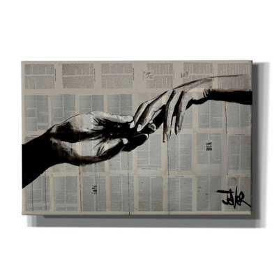 «Adam Eve» par Loui Jover, art mural sur toile