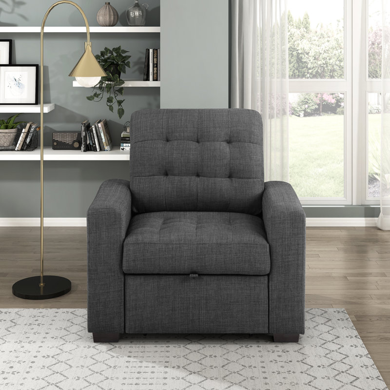 Lelystad Chair, Dark Gray Polyester