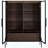 Freestanding Display Cabinet, Pantry With 2 Storage Drawers And Glass Doors, Curio Cabinet With 4-Tier Adjustable Shelves And LED Light, For Living Room, Kitchen, Office-2011686384