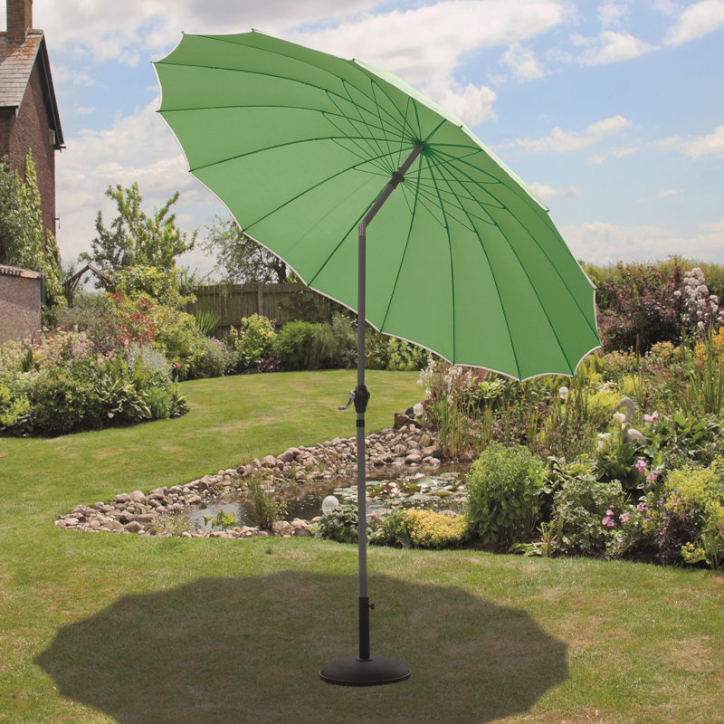 Parasol Dilaver 106,3 avec contrepoids inclus, Vert