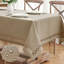 Nappe en lin coton épais