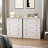 29.5" W Modern 4 Drawer Dresser, Drawer Chest, Wooden Storage Dresser for Closet and Living Room, White-1690395908