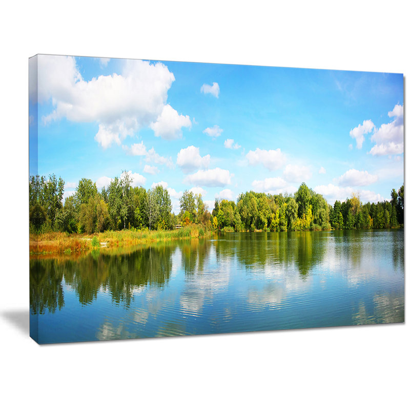 «Spring Lake Panorama», reproduction de photo sur toile tendue, H 20 po x l 20 po x P 1 po