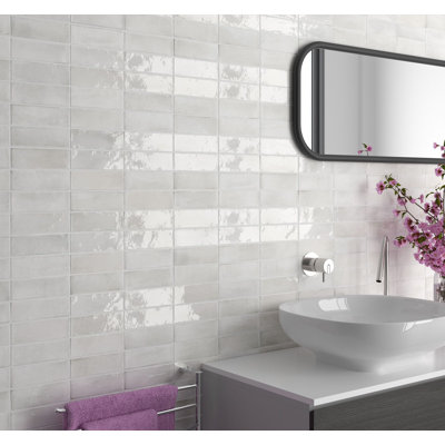Coco Living 2 in. x 6 in. Porcelain Zellige Wall and Floor Tile (Gloss)