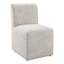 Chaise rembourrée avec roulettes Veda-1671356131