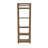 72''HX24''W 5-Tier Pescara Kenzie Reclaimed Pine Bookcase